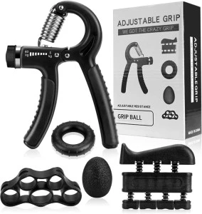 M ved Hand Grip Strength Trainer 5 Pcs Set Hand Grip