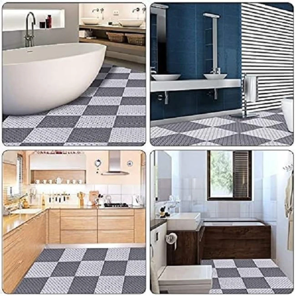 M ved Interlocking Mat for Bathroom Floor Shower Room