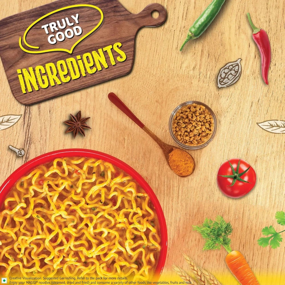 MAGGI Easy Day Combo - 2 Minute Noodles Masala, 420g (Pack of 2) Promo Pack
