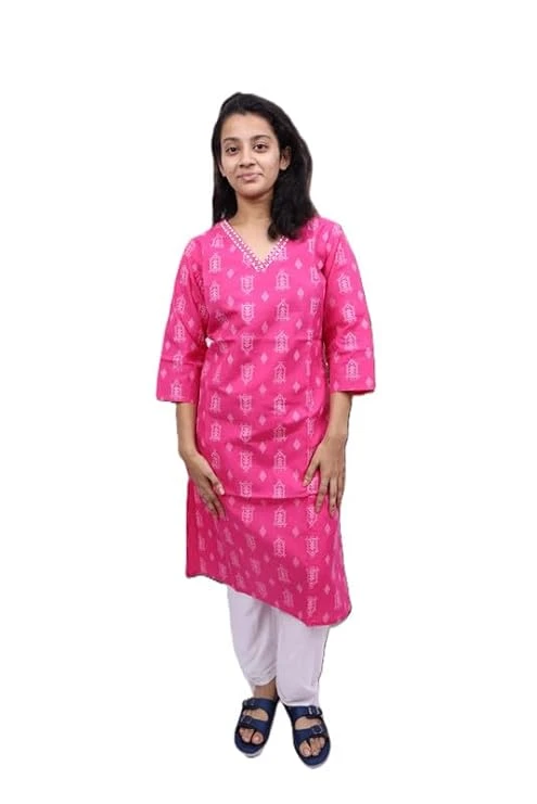 Pick Cell Women’s Embroidered Long Gown | Cotton Blend Fabric | Elegant Full-Length Ethnic Dress | Regular Fit and Machine Washable | Festive Outfit