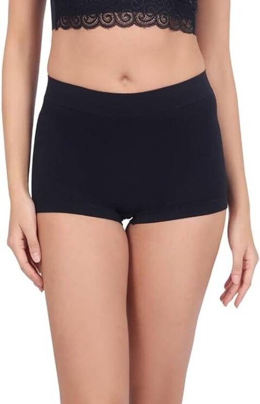 Women Boy Short Black Panty