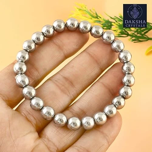 Karz Mukti Bracelet | Wealth & Prosperity | Original Silver Hematite | Good Fortune & Protection | Astrology Bracelet for Women & Men