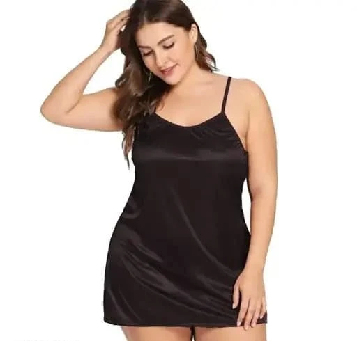 VIRALX10 Women Babydoll Dress- Elegant Lace Babydoll Lingerie Set for Women Size Small Color Black