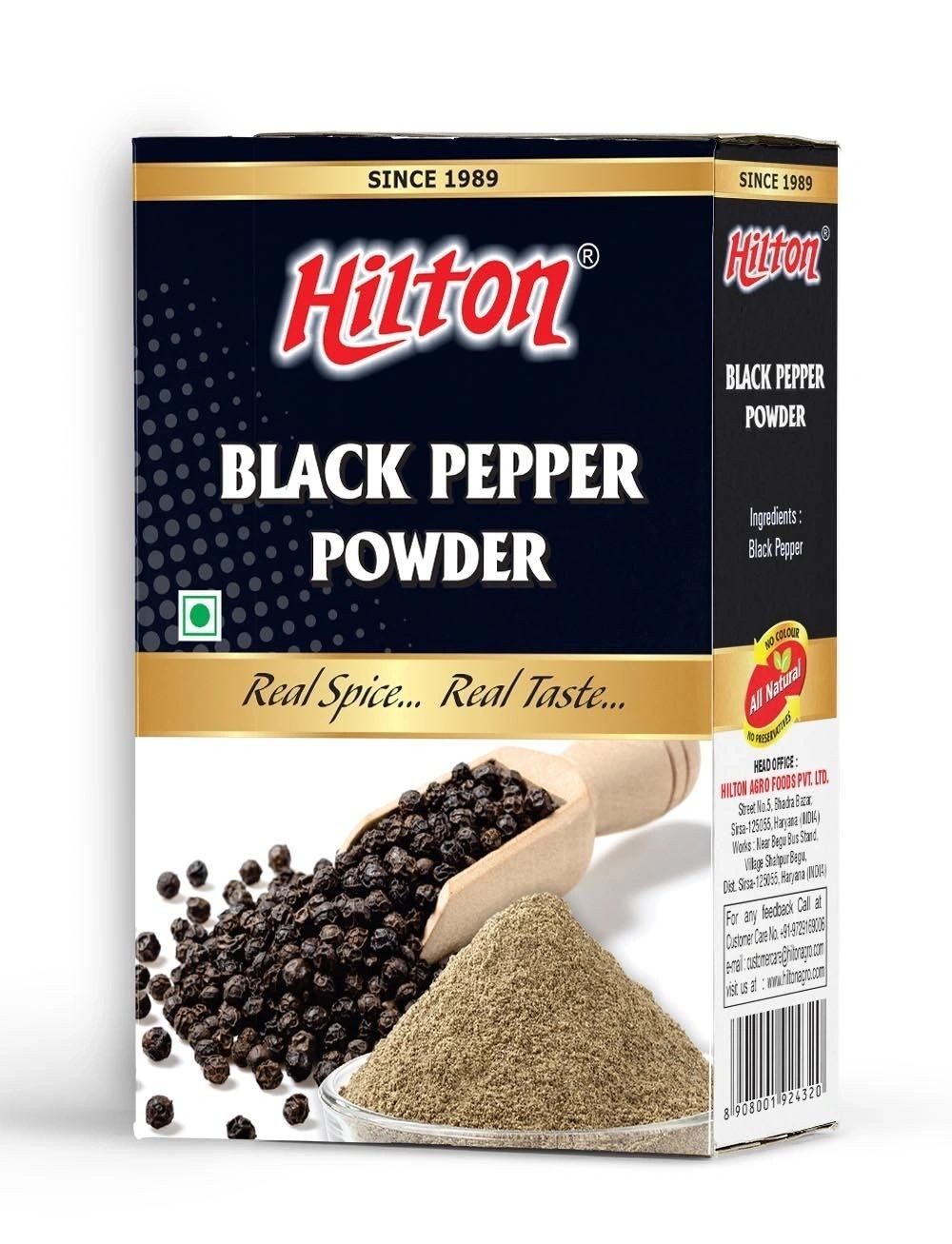 Hilton Black Pepper Powder 100Gm