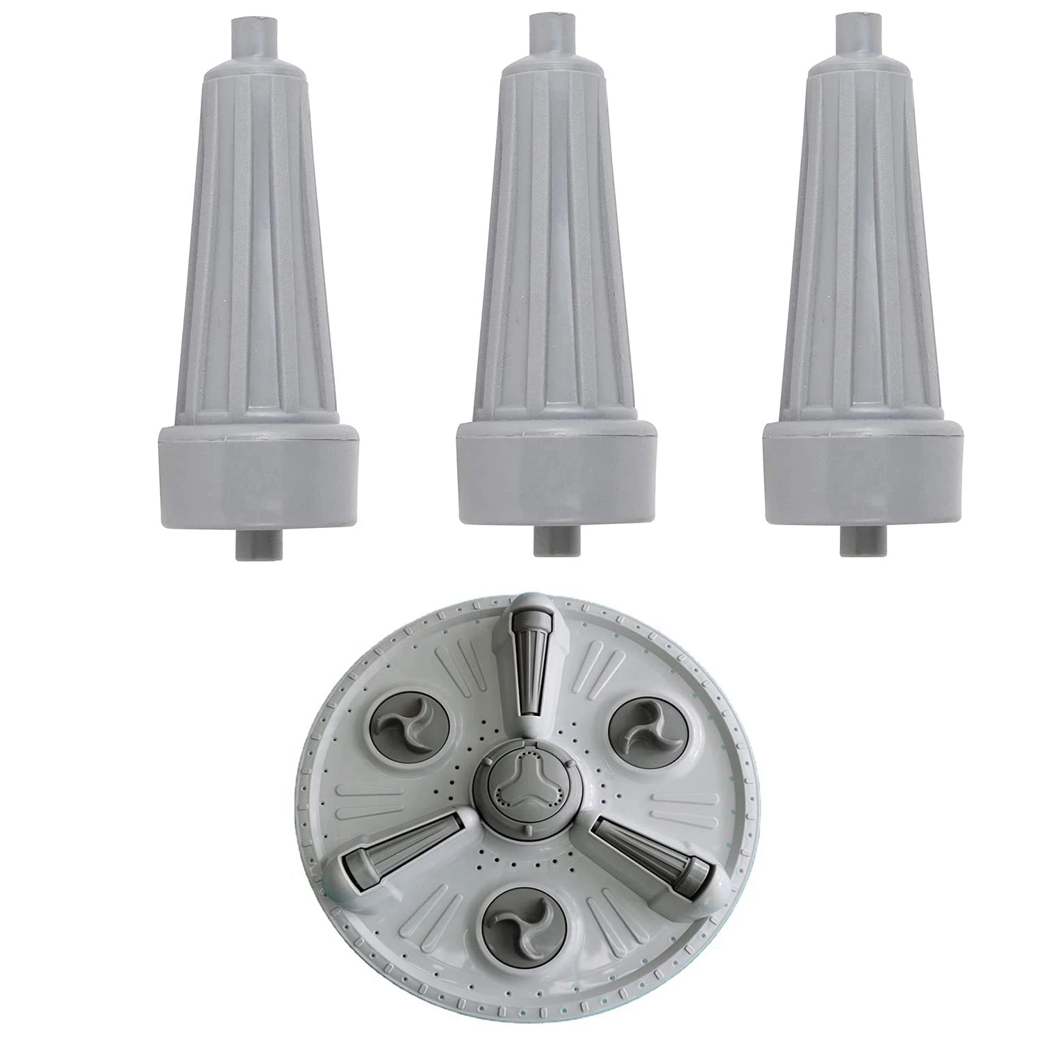 Washing Machine Roller Compatible with Lg Semi Automatic Pulsator Roller Belan Washing Machine (3 Pcs Set)