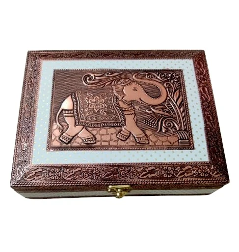 Storage Box With Elephant Design, Jewellery Organizer For Women, Jewelry Box, Return Gifts Women