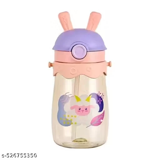 x pulse kids Drinking Water Bottles / Character Motifs / Cute Characters 490 ml Water Bottle (Set of 1, Multicolor)