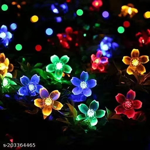 X Pulse Flower Fairy String Lights, 3 Meter 14 LED with 8 Flashing Modes Christmas Lights for Diwali Home Decoration (Multicolour)