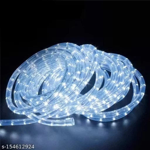 X Pulse 10 Meter LED Rope Light Pipe Light(white) + 2 Connector, Decorative Light, LowPrice Festival, Ceiling Light, Home,Office, Diwali, Eid & Christmas Decoration, Birthday, Stage Decoration