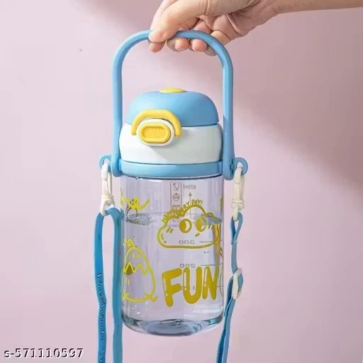 x pulse Cartoon-Printed Designer Teddy: Perfect 1L Anti-Leak Gift for Kids 800 ml Water Bottle (Set of 1, Multicolor)