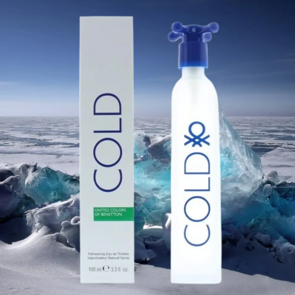 United Colors Of Benetton Cold Eau De Toilette 100ml For Men | Fresh,