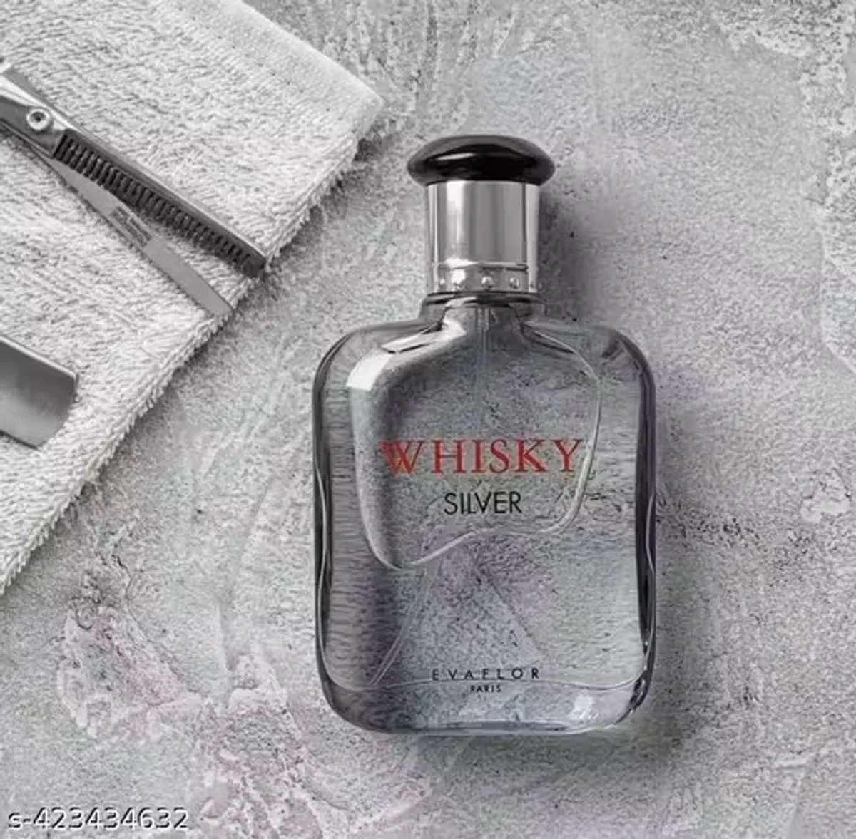 Evaflor Whisky Silver Eau De Toilette for Men, 100ml