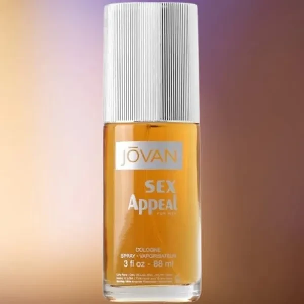 Jovan Sex Appeal Eau De Cologne Spray For Men – Woody & Masculine Fragrance.