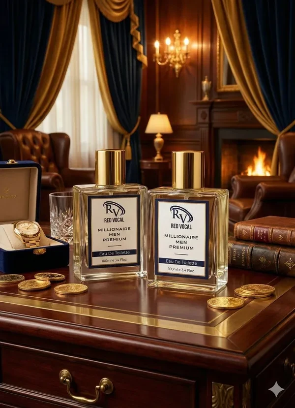 Red Vocal Millionaire Men Premium Perfume Eau De Toilette – Long-Lasting 10