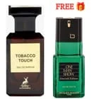 Maison Alhambra Tobacco Touch Eau De Parfum – 80ml | Luxury Long-Lasting Fragrance for Men | Get Free One Man Show Emerald Perfume 100ml