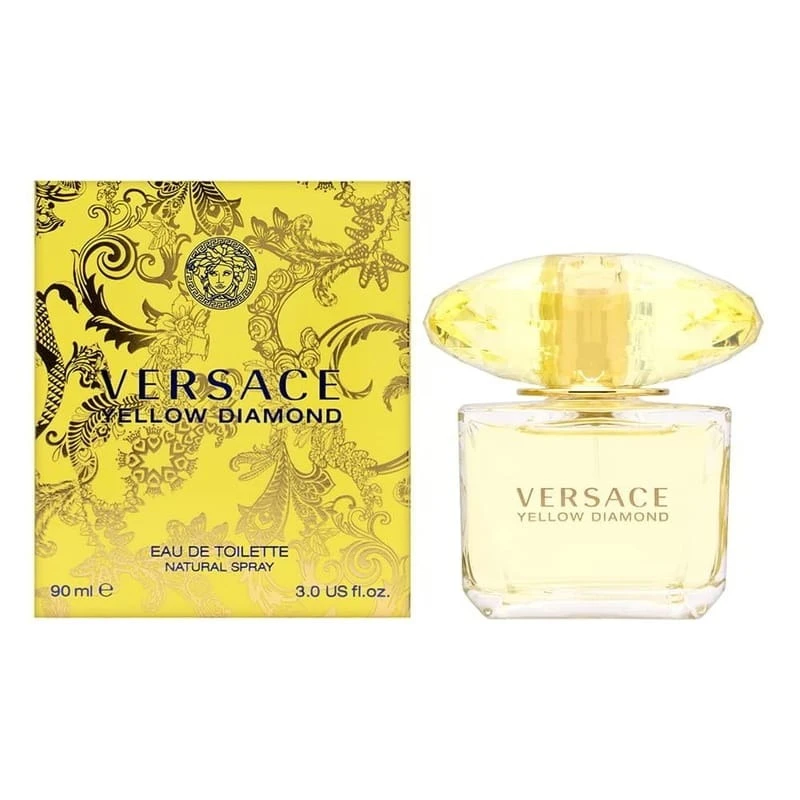 Versace Yellow Diamond Women's Perfume 90ml | Floral Citrus Fragrance | Buy 1 Get 1 Free Offer Perfume Scent
