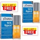 Jovan Sex Appeal 88ML Unisex Perfume Spray Special Offer Buy 1 Get 1 Free Perfume Limited Offer