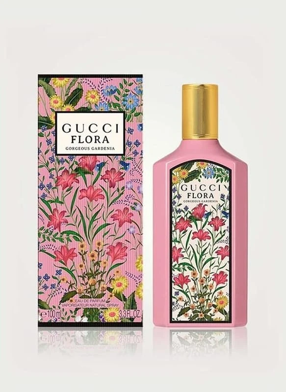 Gucci Flora Gorgeous Gardenia Eau De Parfum – 100ml for Women | Luxurious Floral Scent | Long-Lasting Feminine Fragrance | Designer Perfume Spray