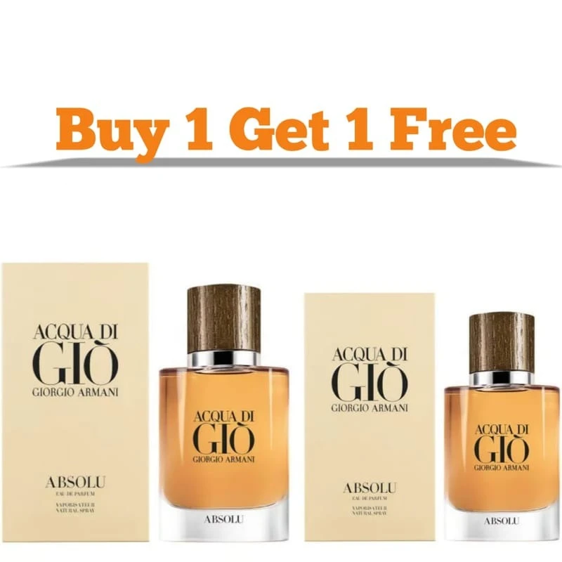 Acqua Di Gio Absolu Eau De Parfum for Men 100ml/3.4 Fl Oz | Buy 1 Get 1 Free Offer