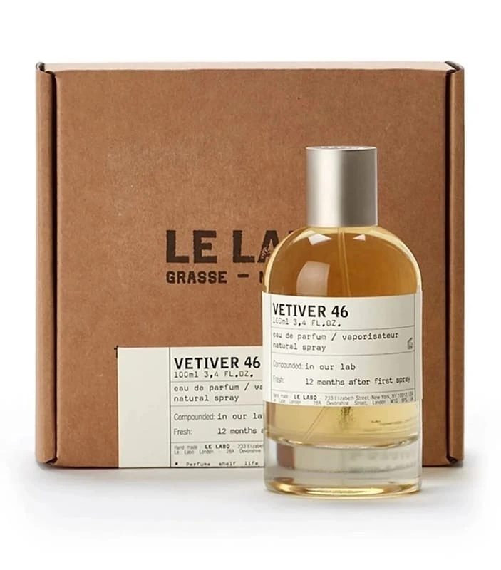 Le Labo Vetiver 46 Eau de Parfum – 100ml | Bold, Smoky, Woody & Spicy Unisex Fragrance