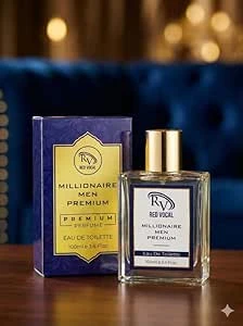 RED VOCAL | Millionaire Men Premium Perfume Eau De Toilette – Long-Lasting 100 ml Bold & Luxurious Fragrance Intense Liquid Perfume For Men's