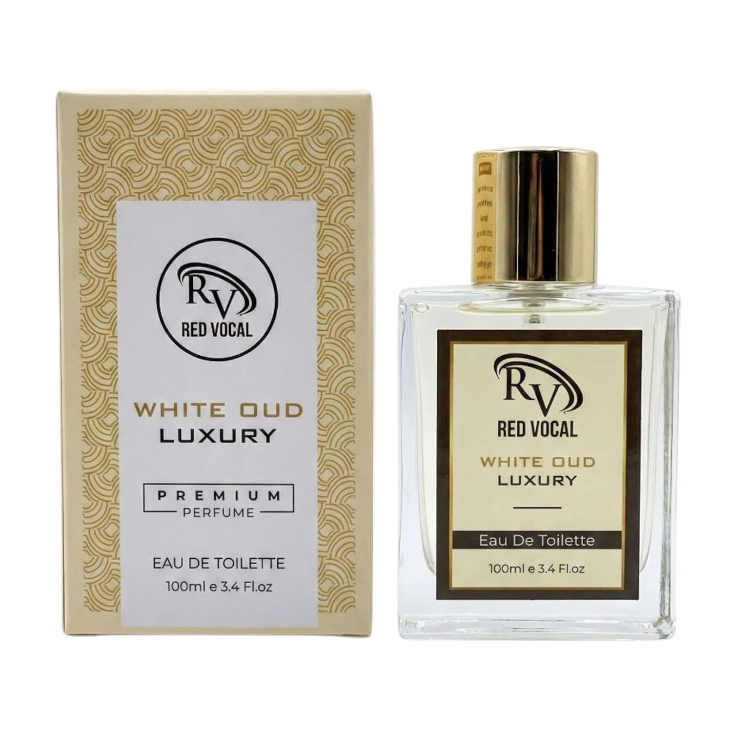 RED VOCAL | White Oud Luxury Premium Perfume Eau De Toilette | Unisex | 100ml Lasting Oud Fragrance with Rich Parfume for Men & Women