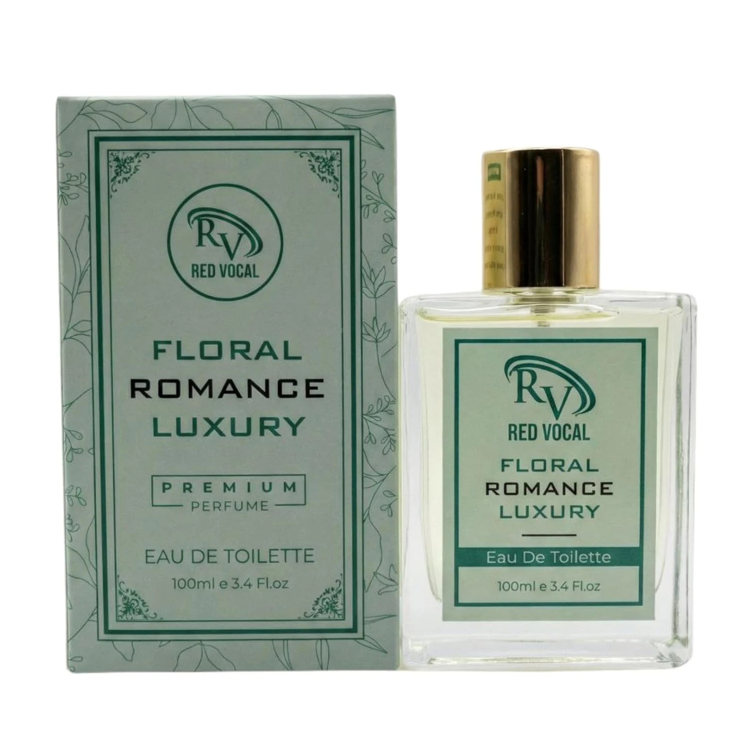 RED VOCAL | Flora Romance Luxury Premium Perfume Eau De Toilette – Women’s 100 ml Elegant & Long-Lasting Fragrance Gift For Wife & Girlfriend