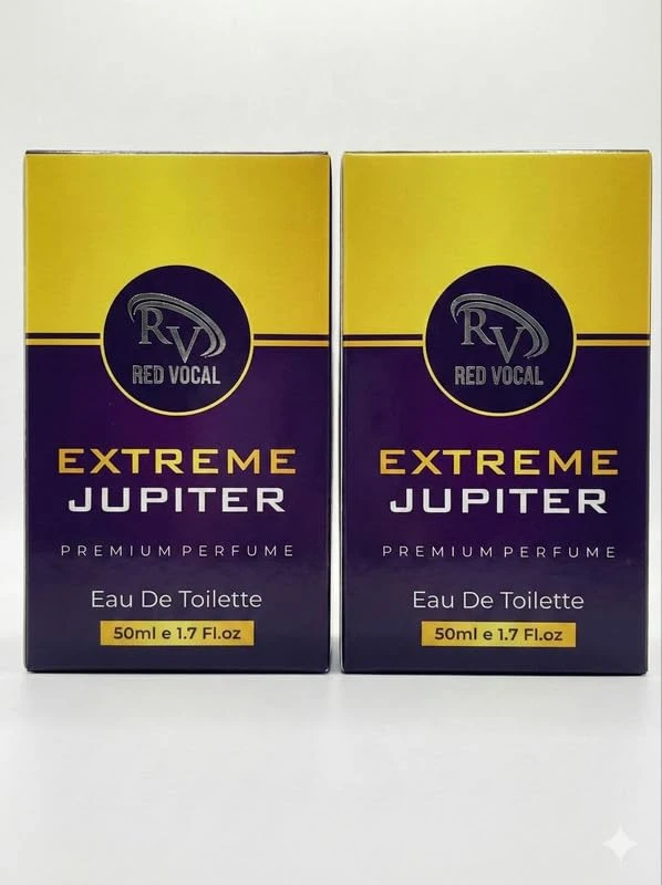 RED VOCAL | Extreme Jupiter Premium Perfume Eau De Toilette 50 ml – Long Lasting Women's Fragrance Set of 2 Extreme For Women