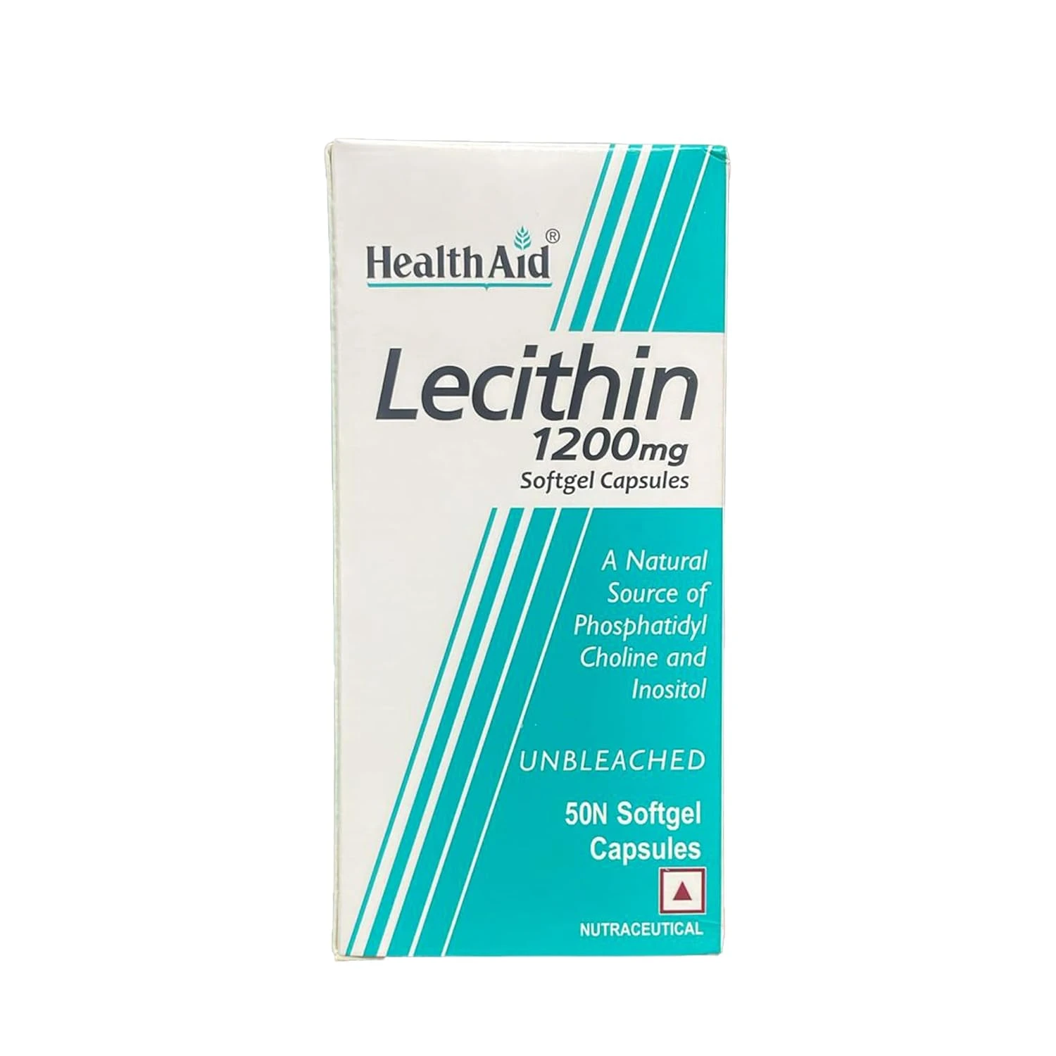 HealthAid Lecithin 1200mg – 50 Softgel Capsules | Non-GMO Lecithin Supplement | Supports Brain Function, Liver Health, Fat Metabolism & Digestive Wellness