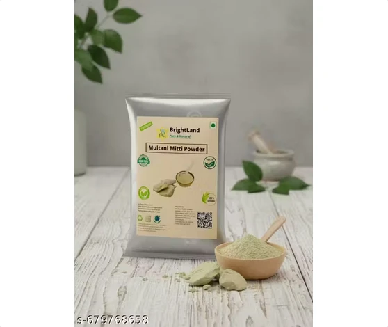 Brightland Multani mitti powder for hair skin 200gm