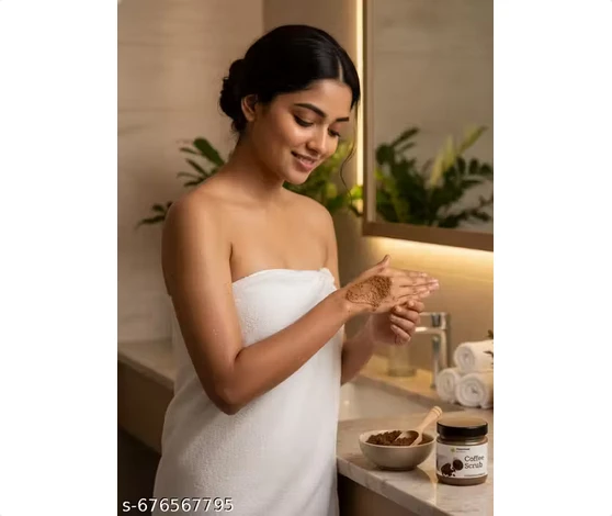 Brightland cofee scrub for men and women 200gm for skin