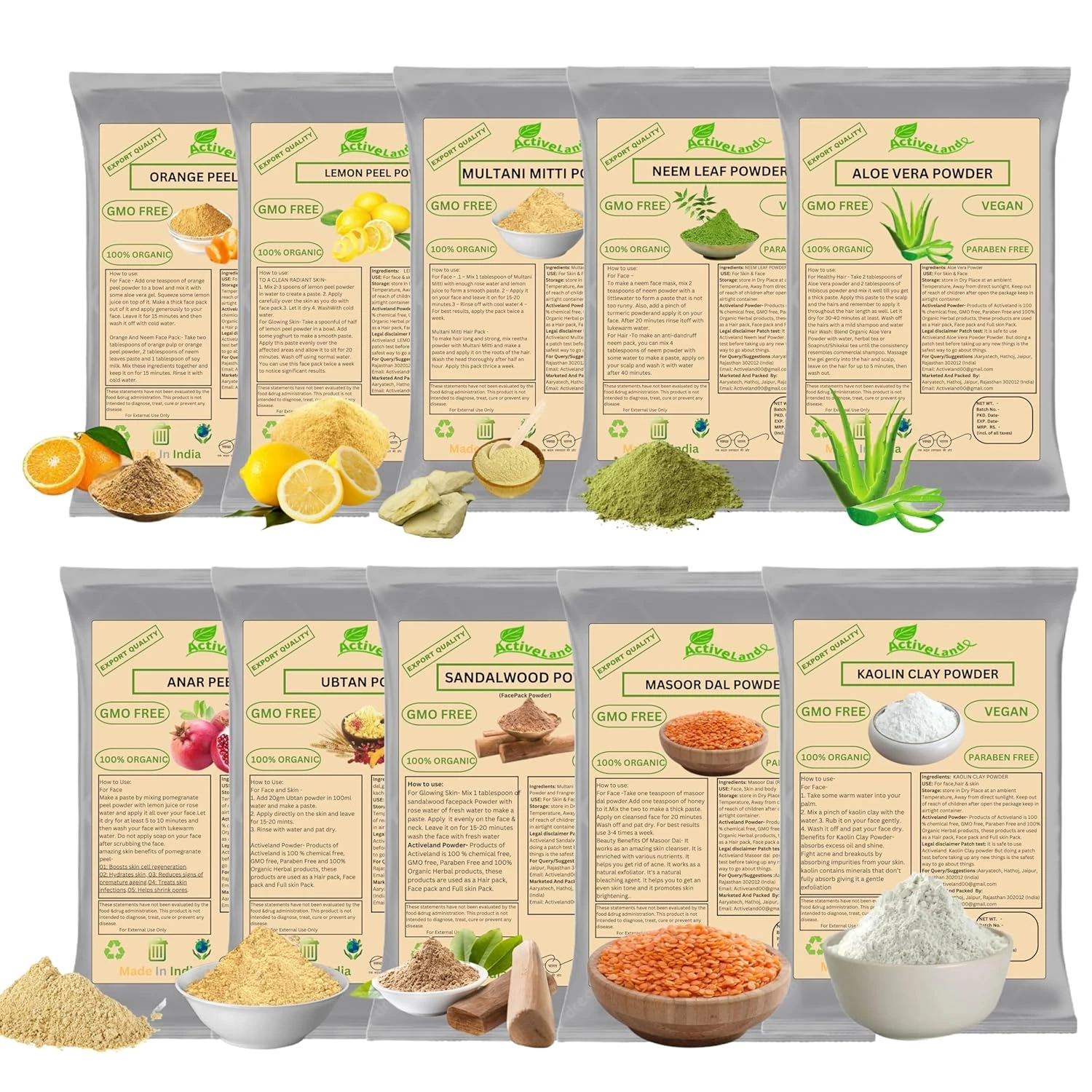 Activeland Glowing Skin Face Pack – Natural Radiance Booster for Clear, Healthy, Youthful, and Nourished Skin Every Day