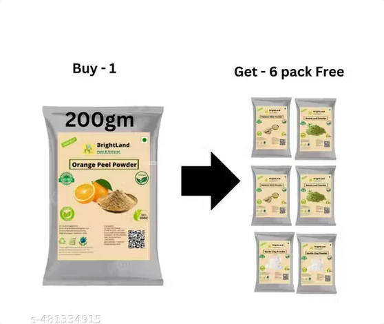 Brightland 200Gm orange peel powder