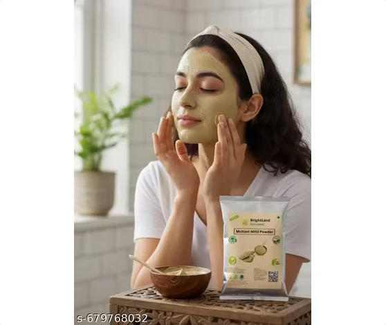 Brightland Multani mitti powder for hair skin 200gm