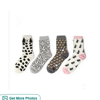 Ladies Colourful Socks Pack of 4