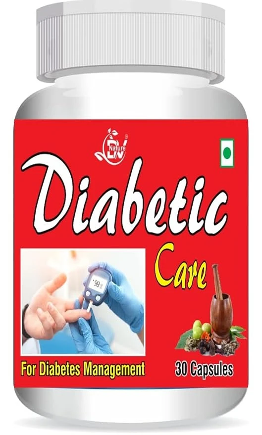 Diabetes Care 30 Capsule Pack of 1 | Blend With Jamun, Shilajit & Karela | Manage Diabetes & Blood Sugar Level | Dia & Sugar Free Ayurvedic Medicine For Men & Women | BPA & GMO Free