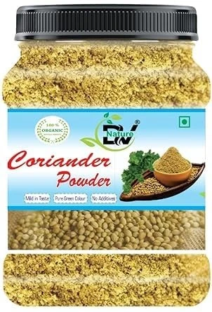 DV NATURE Natural Organic Coriander Powder Fresh Dhaniya Powder for Cooking(1 KG)