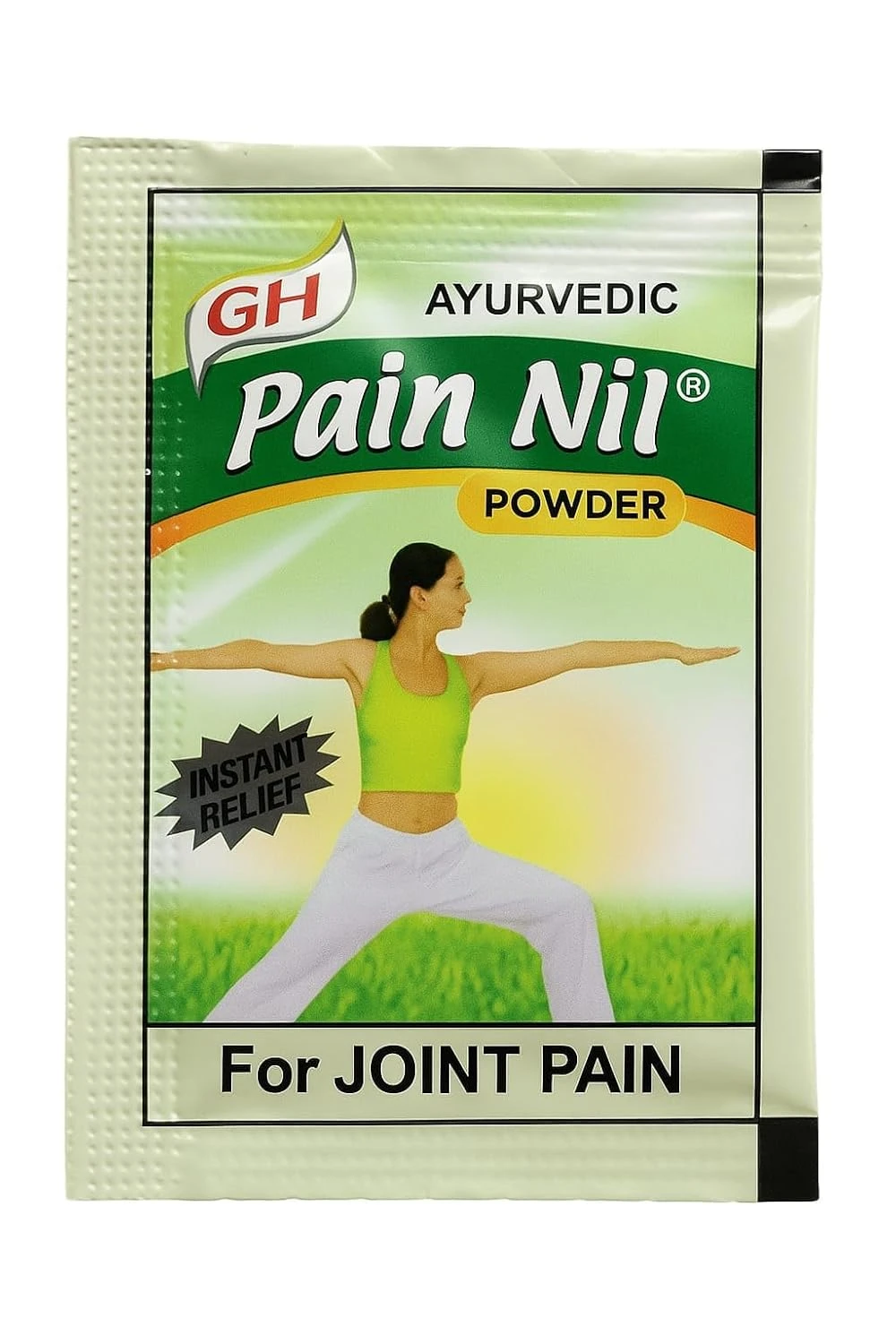 GH AYURVEDIC PAIN NIL POWDER FOR JOINT CARE POWDER FOR JOINT DISCOMFORT STIFFNESS REDUCES INFLAMMATION OF YOUR KNEE PAIN PACK OF 42 Sachets