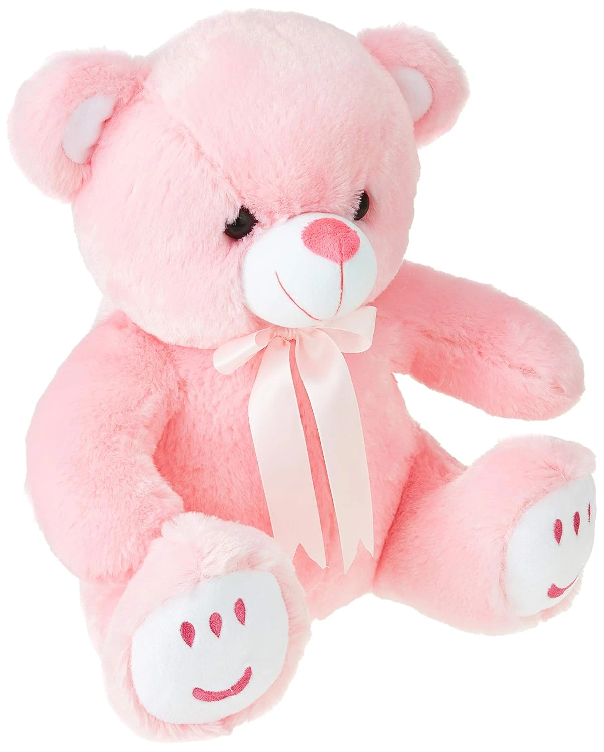 Jam & Honey Teddy Bear, Cute, Soft Toy (33 Cm, Pink), Great Birthday Gift