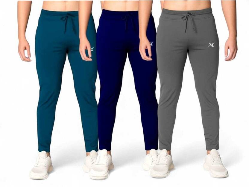 Men's Regular Fit Track Pants(Pack of 3)