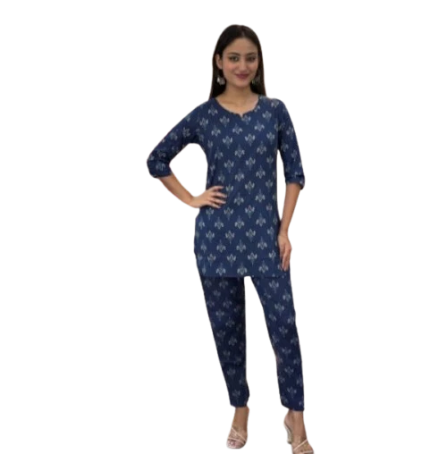 Women's Printed Kurta and Pant Set
