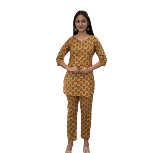 Women's Printed Kurta and Pant Set