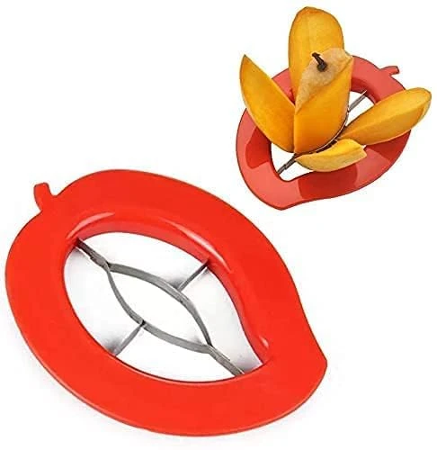 Mango Cutter Chopper Slicer Machine a Mango Cutting Tool with Stainless Steel Blades for Easy Cutter Chopper Slicer Machine a Mango Machine Stainless Steel Blade (Pack of 1,Multi)