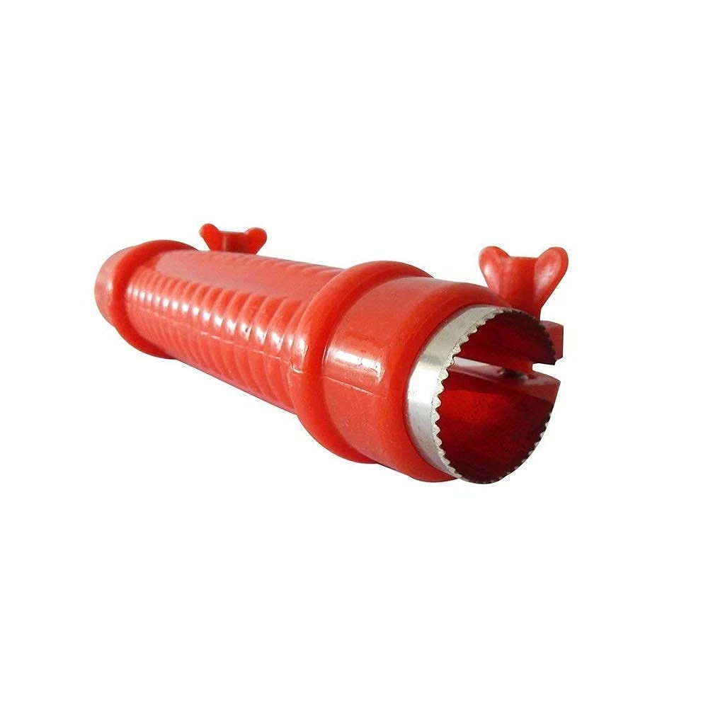 Plastic and Stainless Steel Sweet Corn Cutter Peeler (Multicolor)