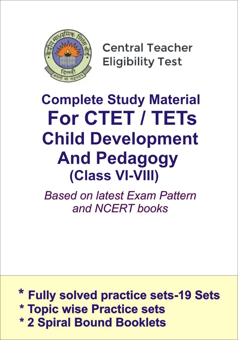 Studt Material of Child Development And Pedagogy for CTET/TET Entrance In English Spiral-bound – 1 January 2020