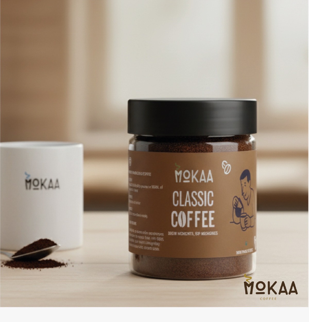 MOKAA COFFEE Classic Instant Coffee 50g