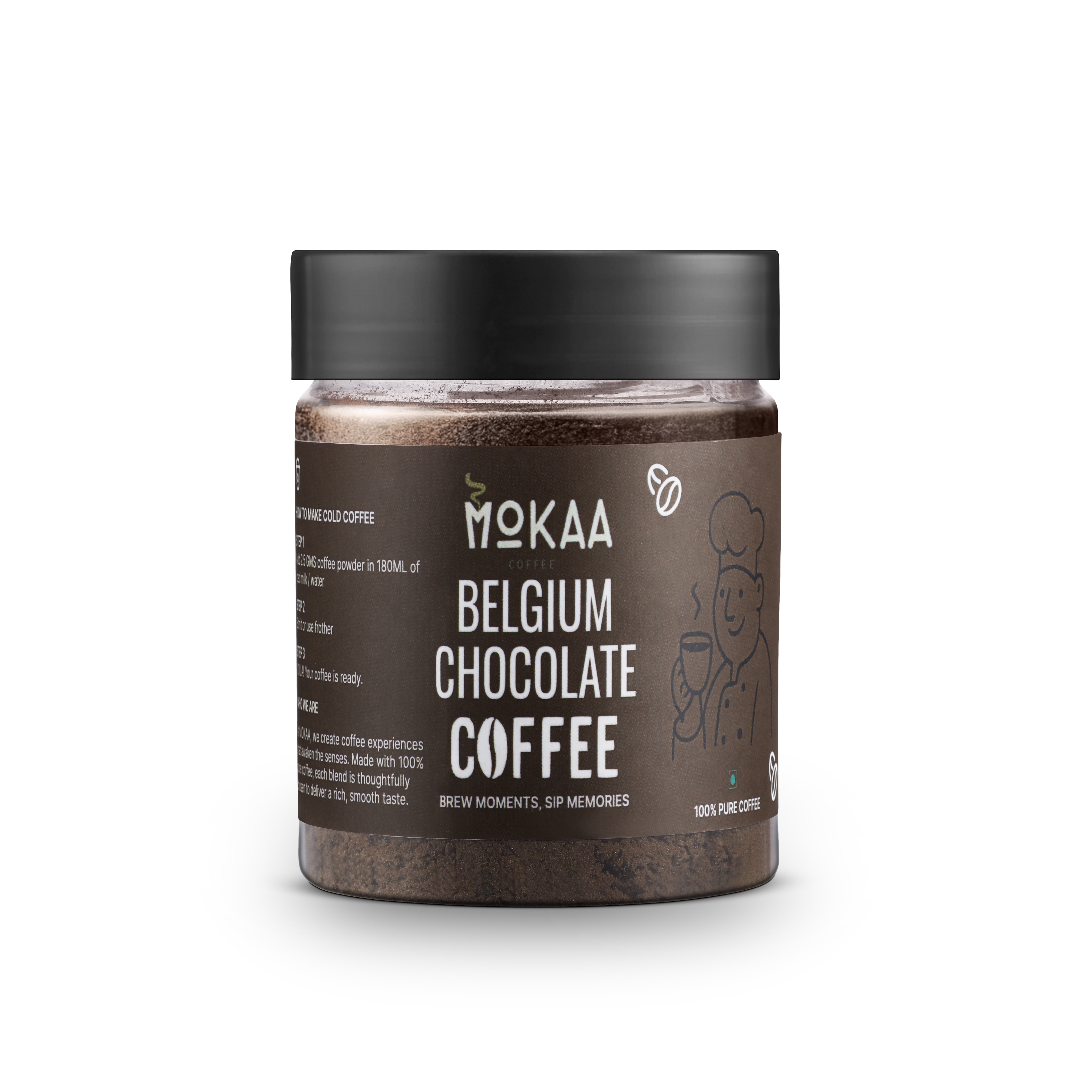 MOKAA COFFEE  Hazelnut Instant Coffee 50g