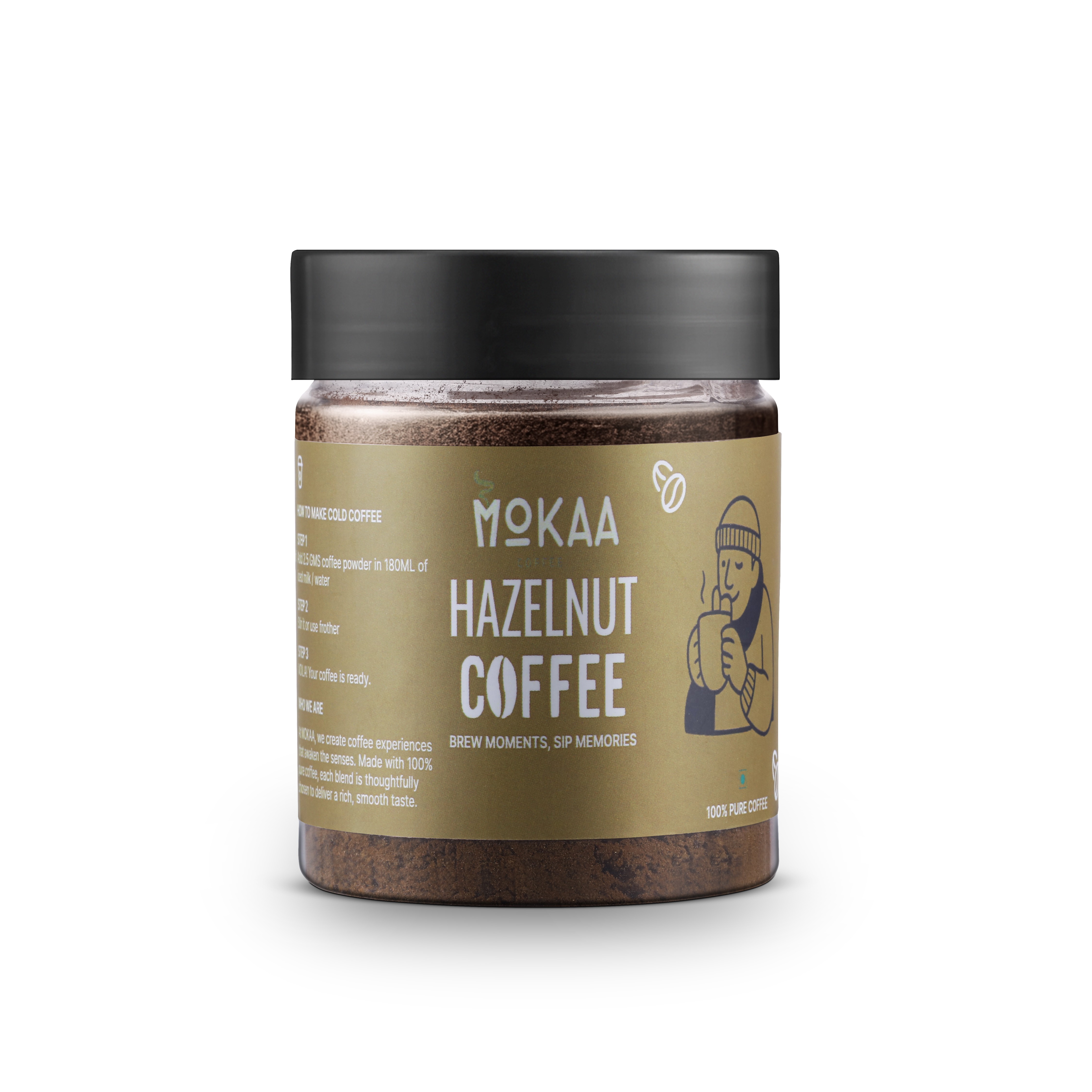 MOKAA COFFEE Hazelnut Instant Coffee 50g (Buy 2 & Save More Offer)