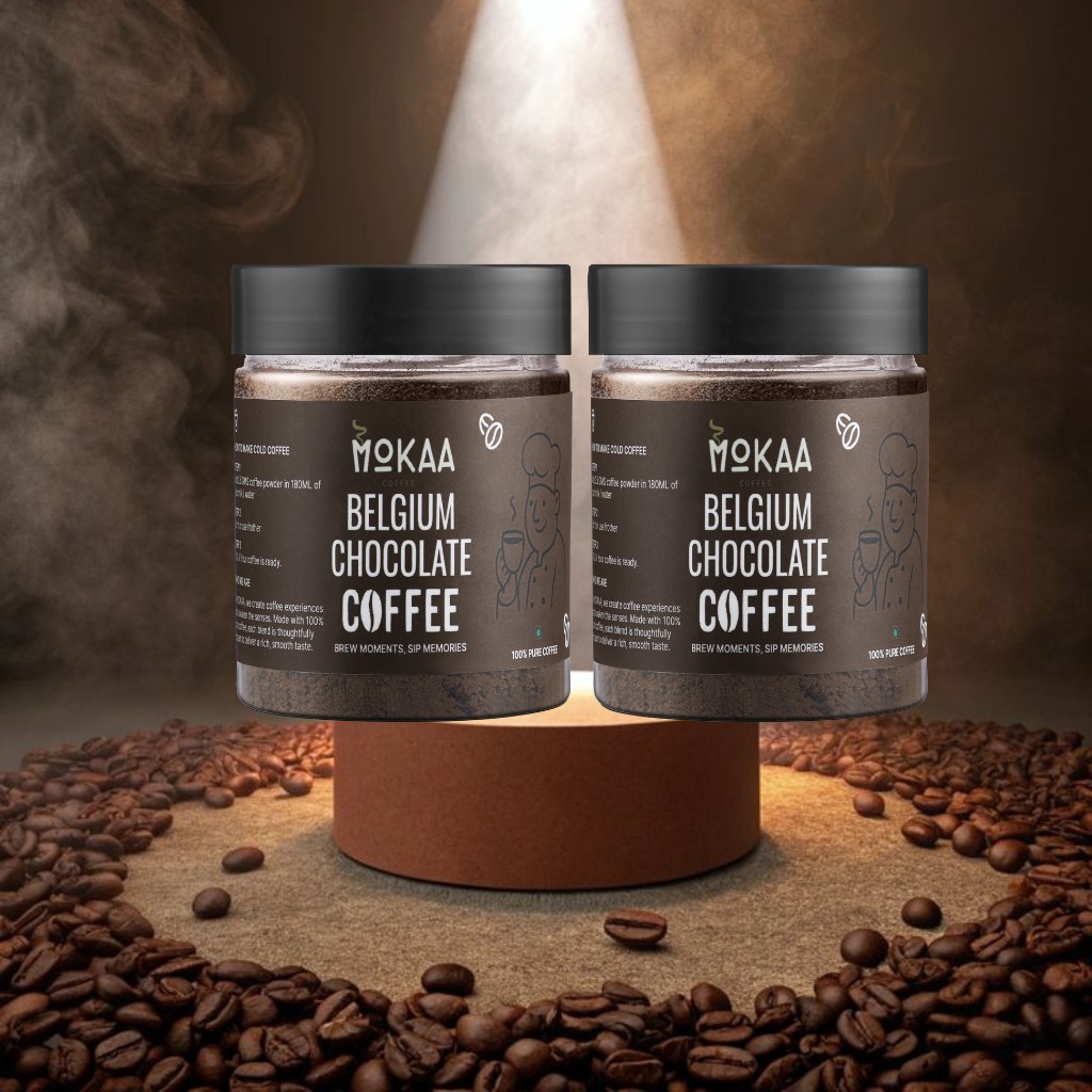 MOKAA COFFEE Belgian Chocolate Twin Pack (2 × Belgian Chocolate)