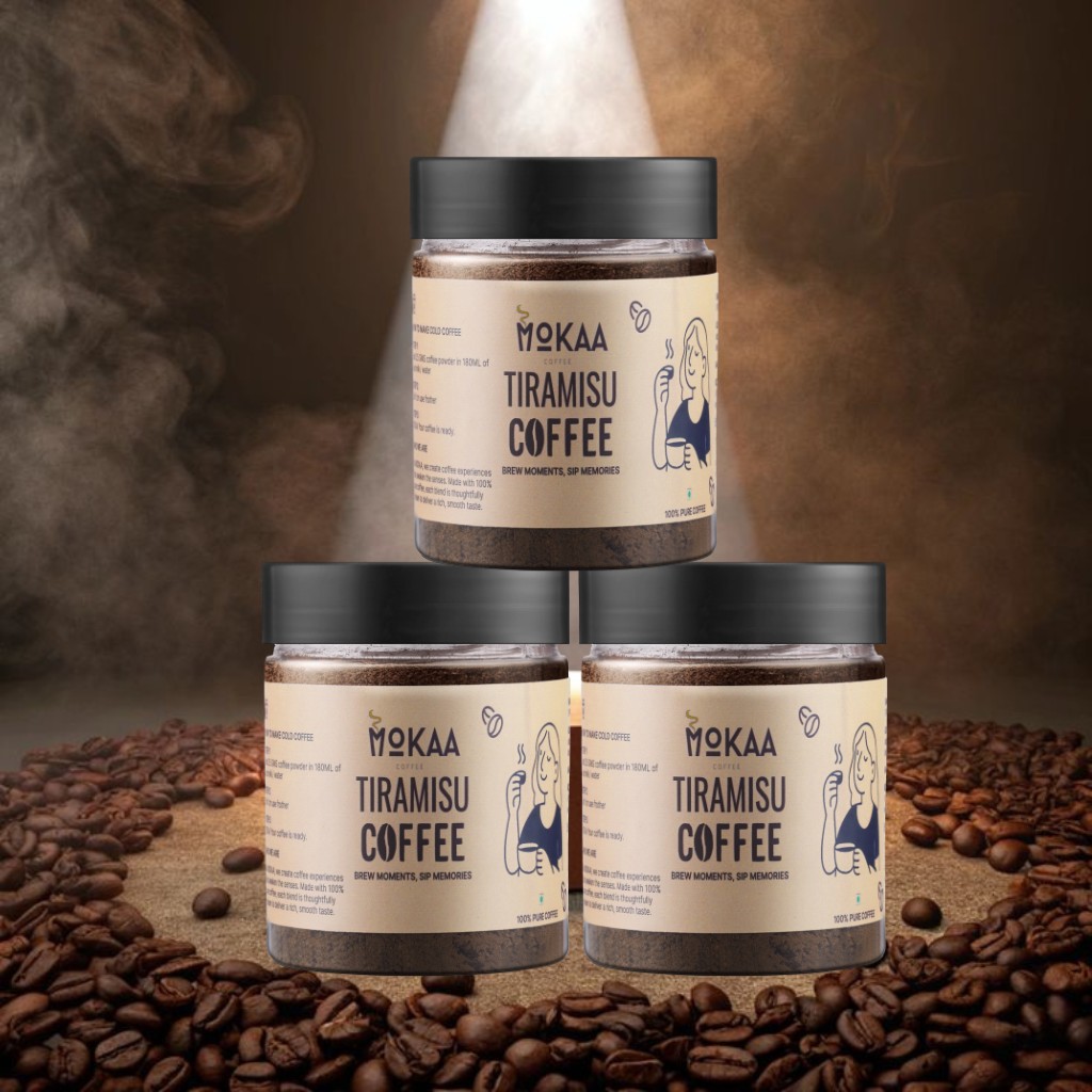 MOKAA COFFEE Tiramisu Trio Pack (3 × Tiramisu)